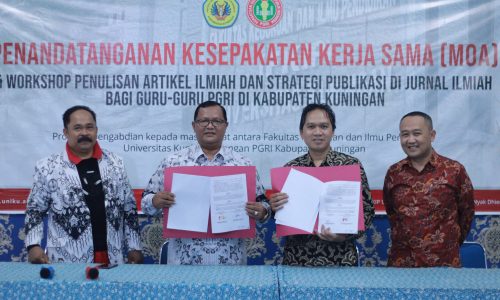 FKIP Teken MoA dengan PGRI, Sekaligus Siapkan Jurnal Ilmiah Khusus Guru