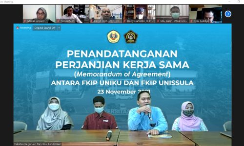 Kolaborasi Apik FKIP Uniku dengan FKIP Unissula
